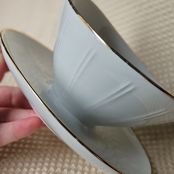 Vintage Winterling Bavaria Porcelain‎ Sauce Boat with attached Underplate - Picture 9 of 13